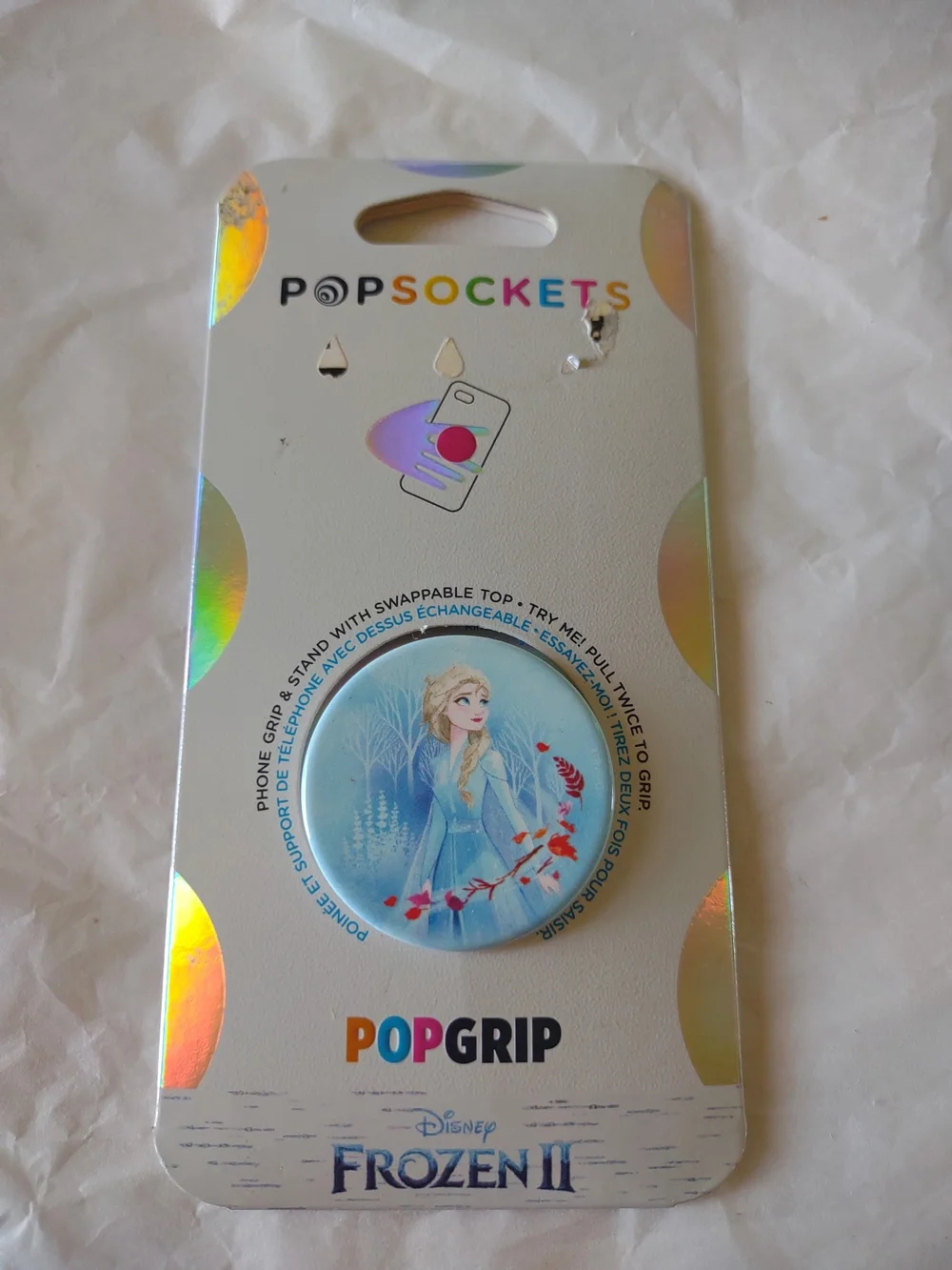 PopSockets POPGRIP Disney Frozen II Elsa Phone Grip - Blue